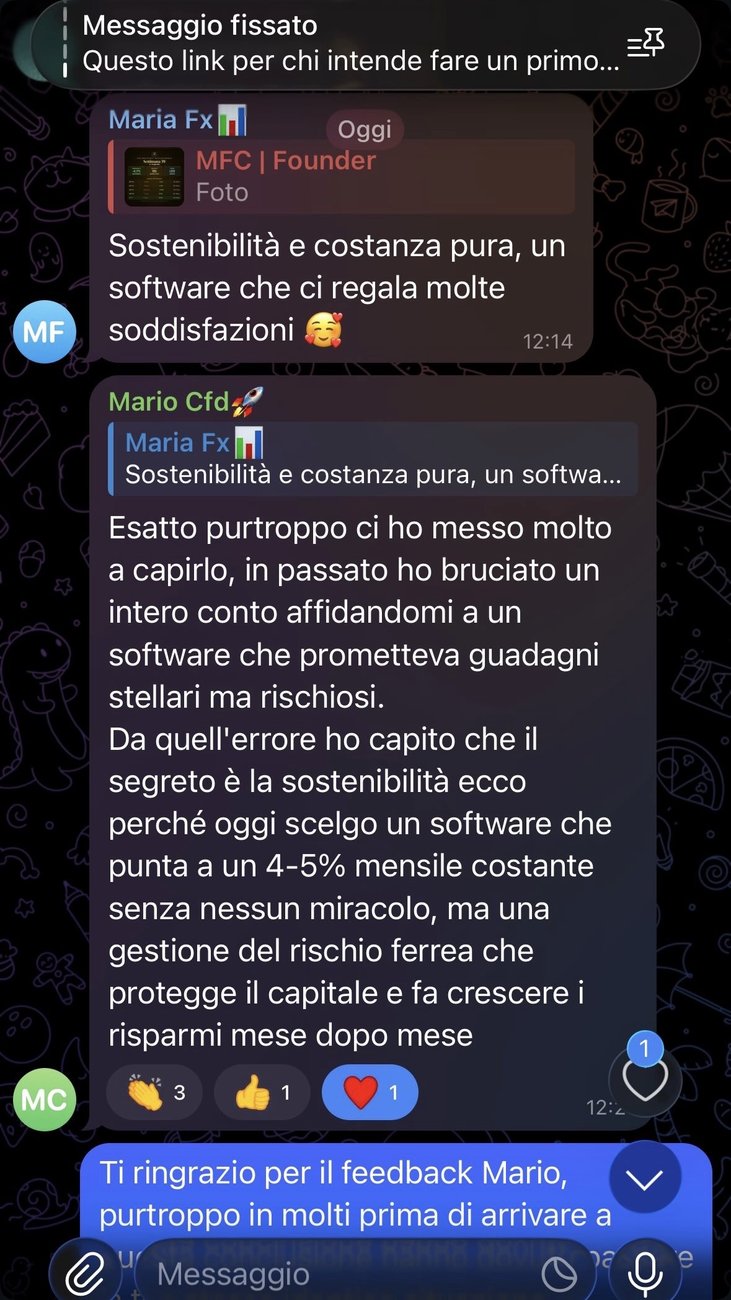 Recensione reale da Telegram, Mario